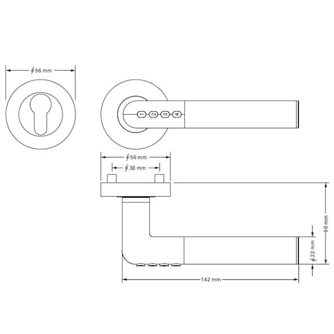 Intelligenter Türgriff Smart handle H.02