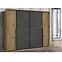 Schrank Narago 270cm Eiche Aristan/Beton,16