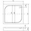 Duschwanne quadratisch Oskar 70/70/16,2