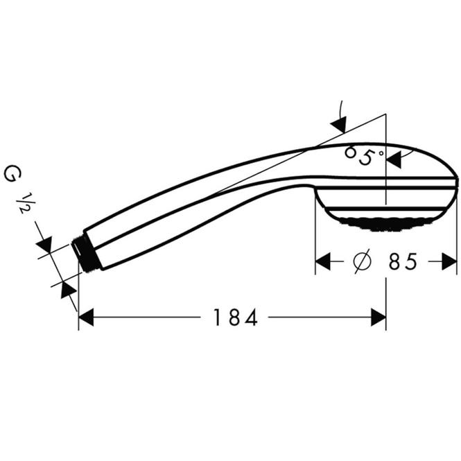 Handbrause Crometta85