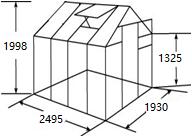 87SX SKLENÍK 1.93M X 2.495M