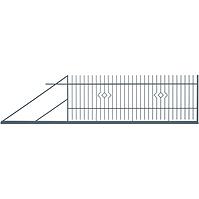 Schiebetor Porto II links 4m/1,5m