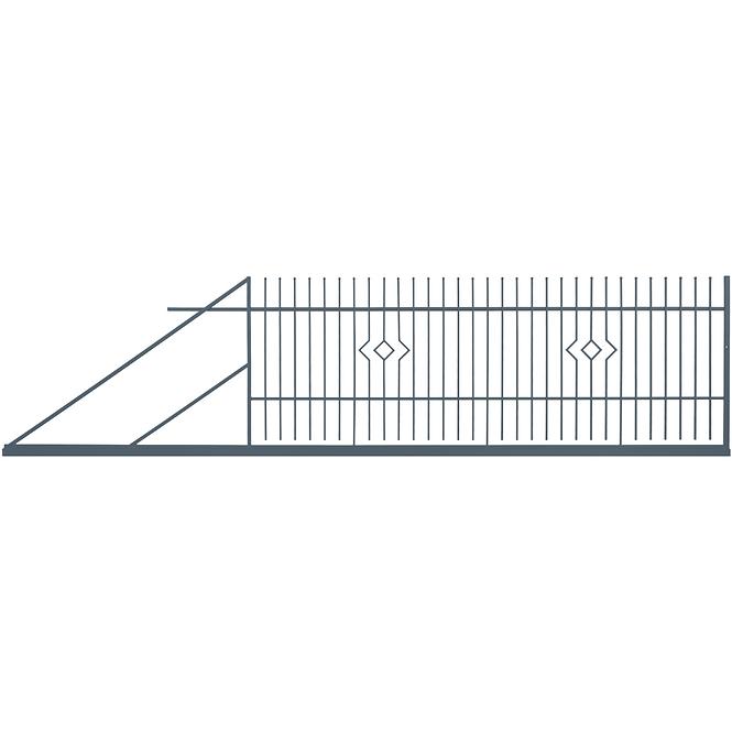 Schiebetor Porto II links 4m/1,5m