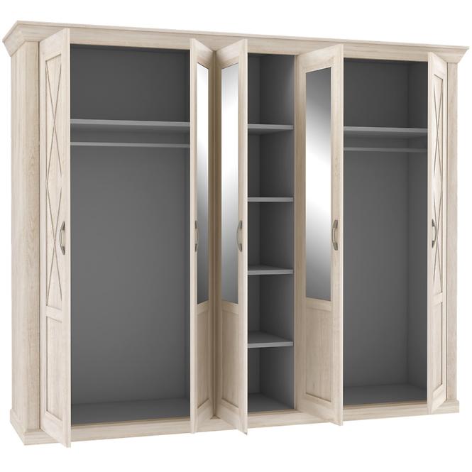 Schrank Kashmir 268cm Pina Weiß