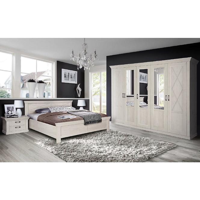 Schrank Kashmir 268cm Pina Weiß