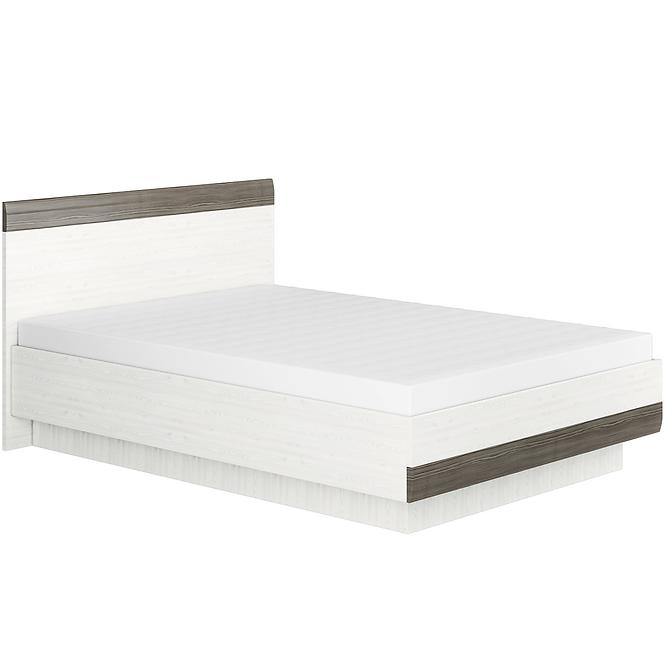 Bett Blanco 150cm Schnee Kiefer/New Grey