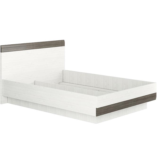 Bett Blanco 150cm Schnee Kiefer/New Grey