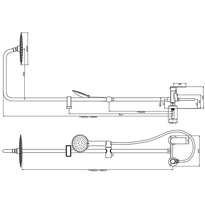 Duschset Echo