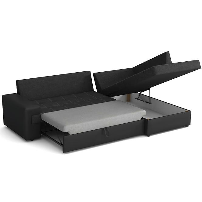 Ecksofa  Castello p alfa 13+alfa 21 sz/cz