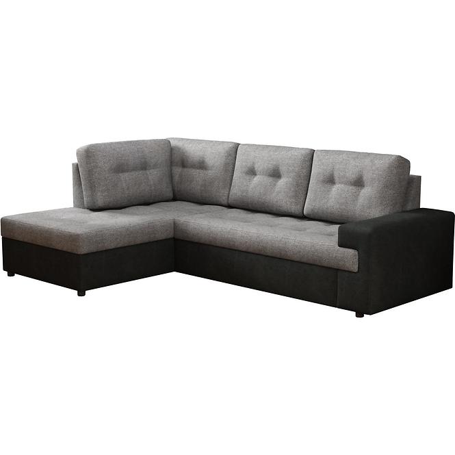 Ecksofa  Castello l alfa 13+alfa 21 sz/cz