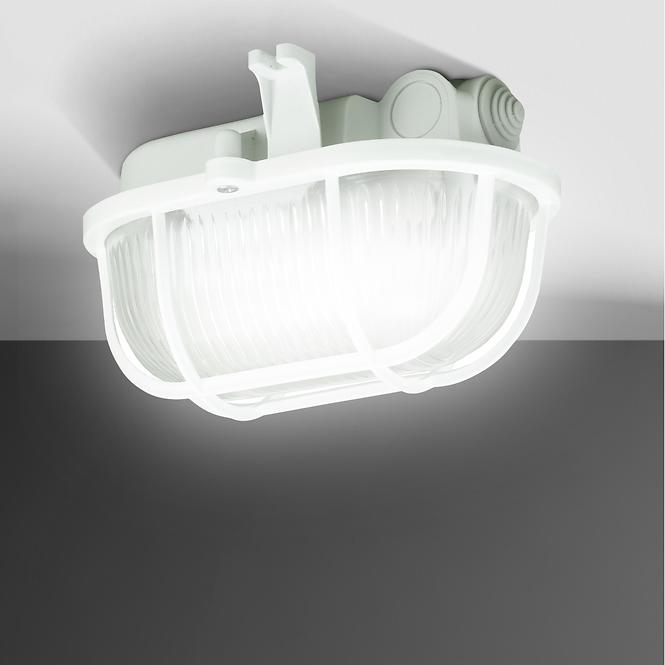 Lampe 90046 OVAL IP54 60W BÍLÁ