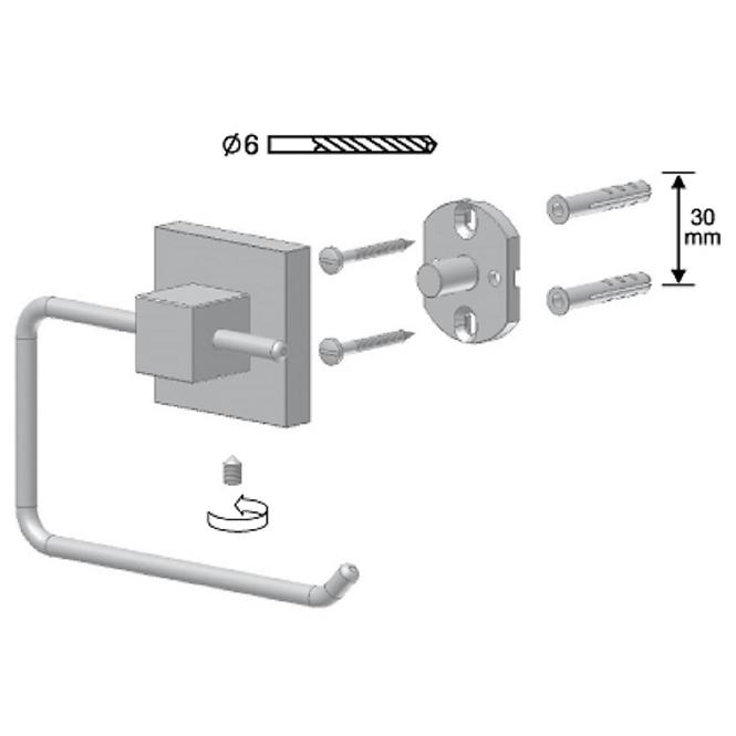 WC Papierhalter Nord 581