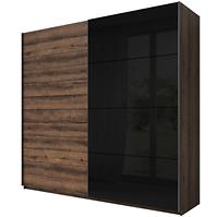 Schrank Galaxy 270cm Eiche Monastery/Schwarz Glänzend