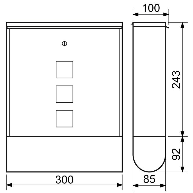 Postkasten  bk.210.n