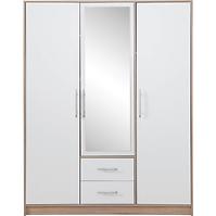 Schrank Smart 150cm Eiche Sonoma/Weiß