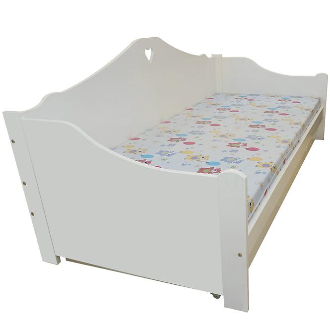 Bett Zosia 187cm Weiß