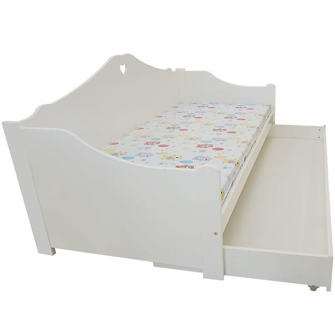 Bett Zosia 187cm Weiß