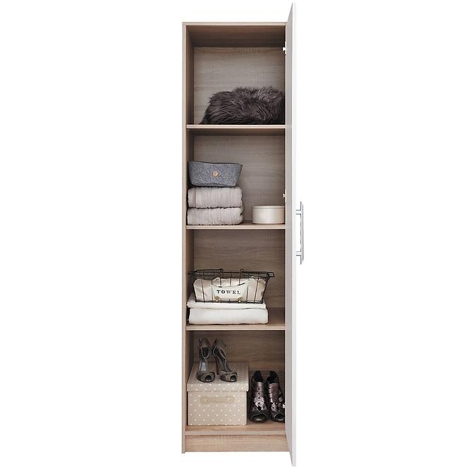 Schrank Smart 50cm Eiche Sonoma/Weiß