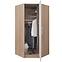 Schrank Smart 95cm Eiche Sonoma/Weiß,2