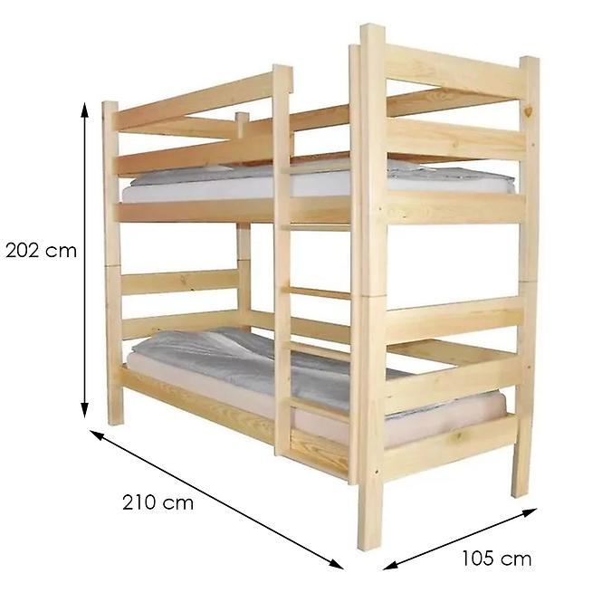 Stockbett 105cm Kiefer