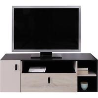 Tv Tisch Planet 120cm Schwarz/Eiche/Beige