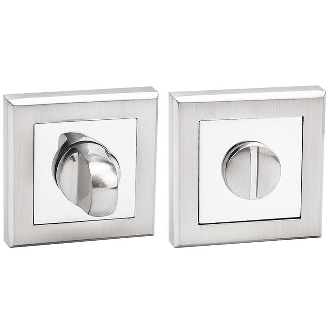 Türschild KW E8 WC nickel/satin