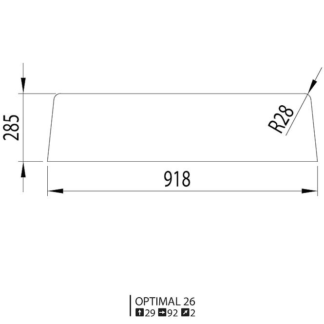 Erweiterung 92cm Optimal Zonda