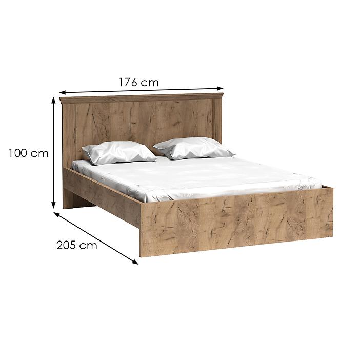 Bett Antica 200cm Craft Golden