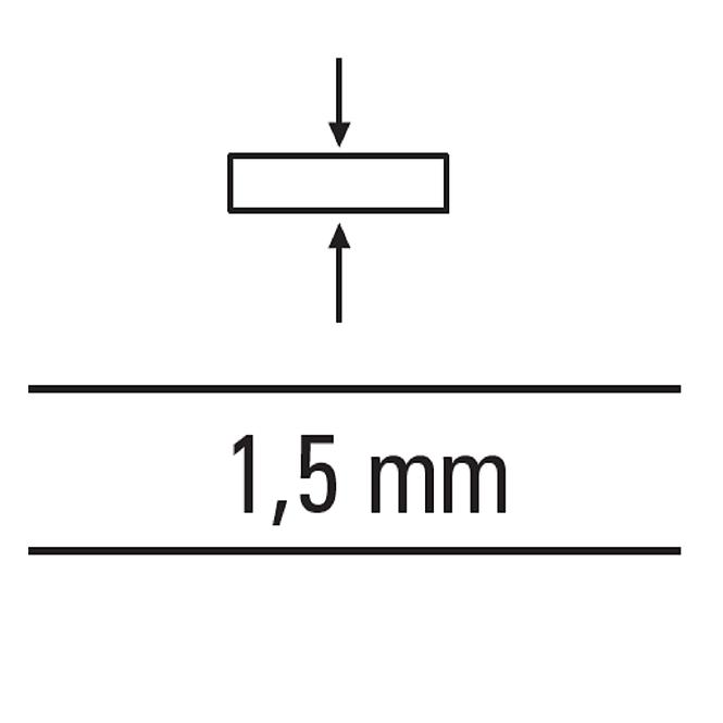 Fliesenkreuze 1,5mm 150 ST.