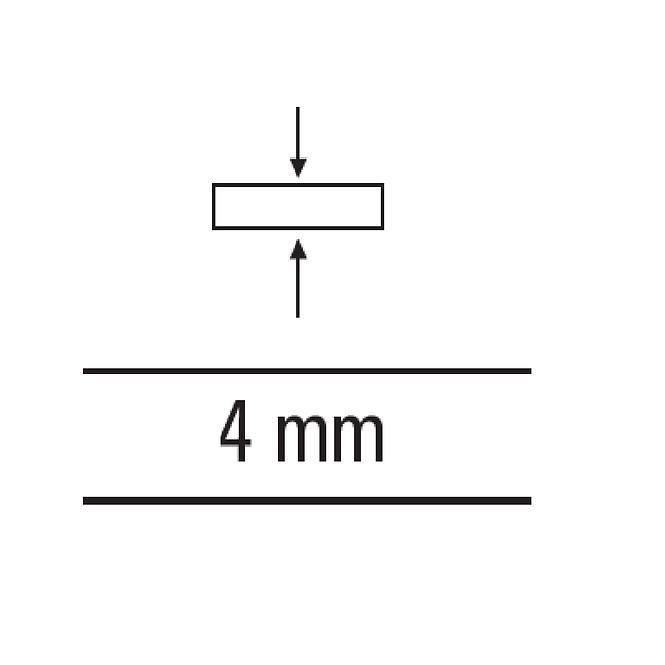 Distanzkreuze mit Griff 4mm (70st.)