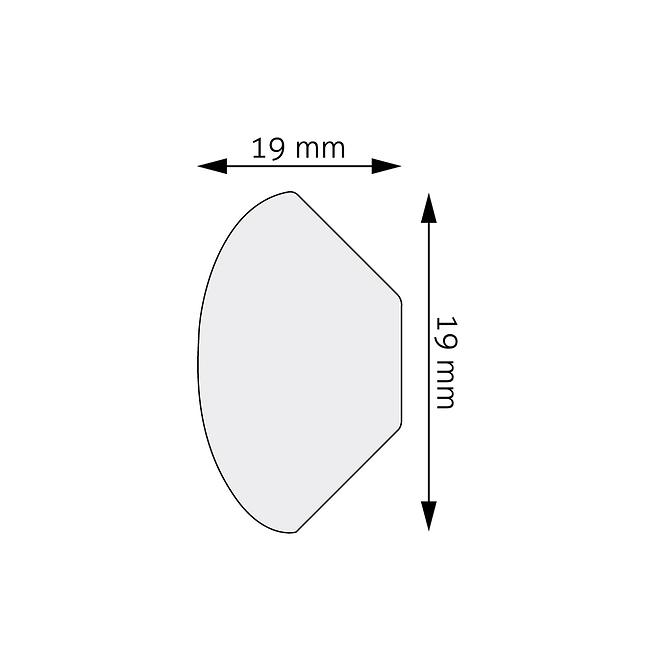 Sockelleiste LPC-12-101 Weiss Matt