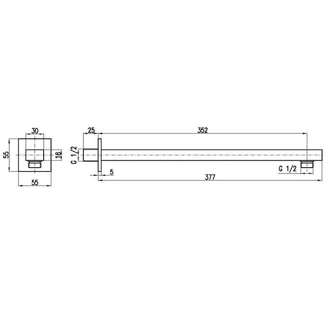 Metallhalter für die deckenwand MD0450