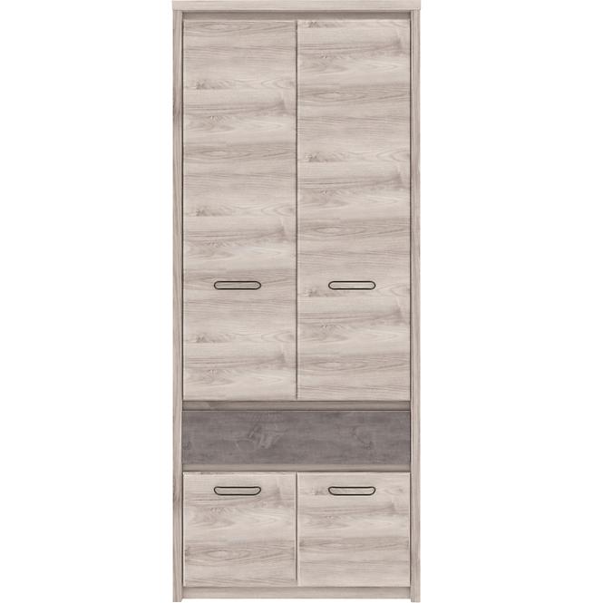 Schrank Axer 87cm Kastanie Nairobi/Onyx