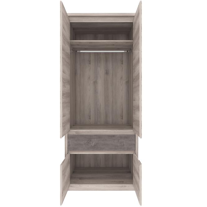 Schrank Axer 87cm Kastanie Nairobi/Onyx