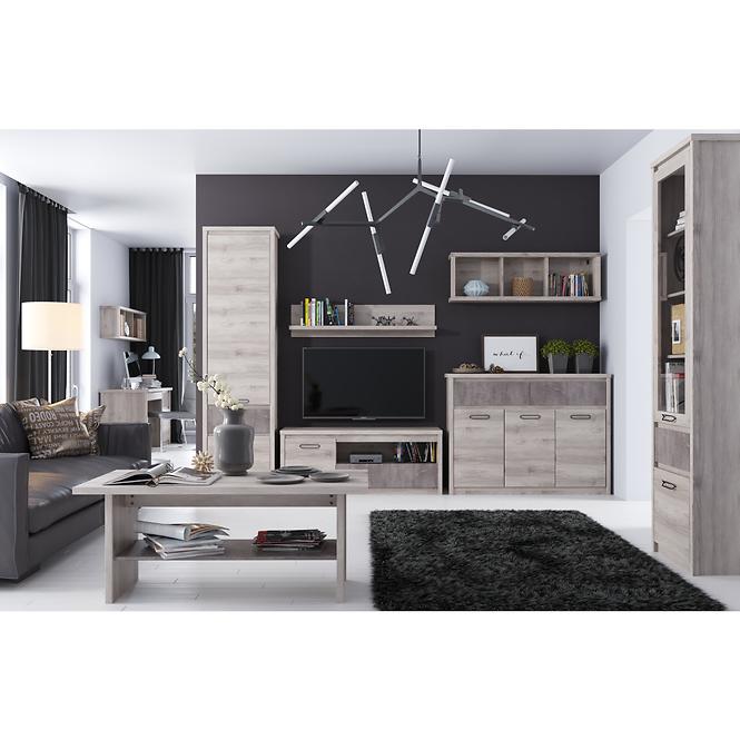 Schrank Axer 87cm Kastanie Nairobi/Onyx