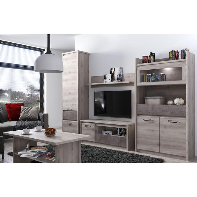 Schrank Axer 87cm Kastanie Nairobi/Onyx