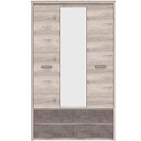 Schrank Axer 130cm Kastanie Nairobi/Onyx