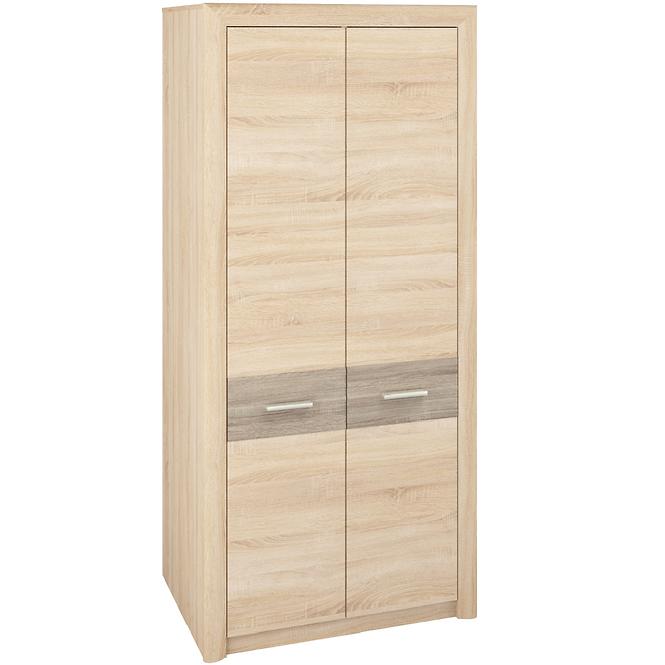 Schrank Castel 92cm Eiche Sonoma/ Sonoma Trüffel