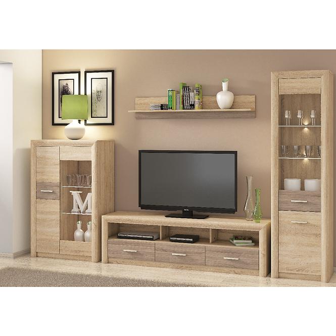 Schrank Castel 92cm Eiche Sonoma/ Sonoma Trüffel