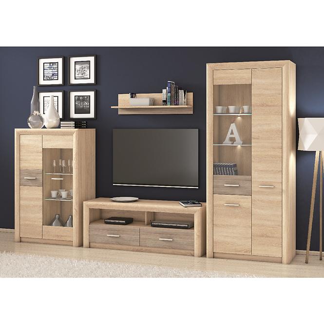 Schrank Castel 92cm Eiche Sonoma/ Sonoma Trüffel