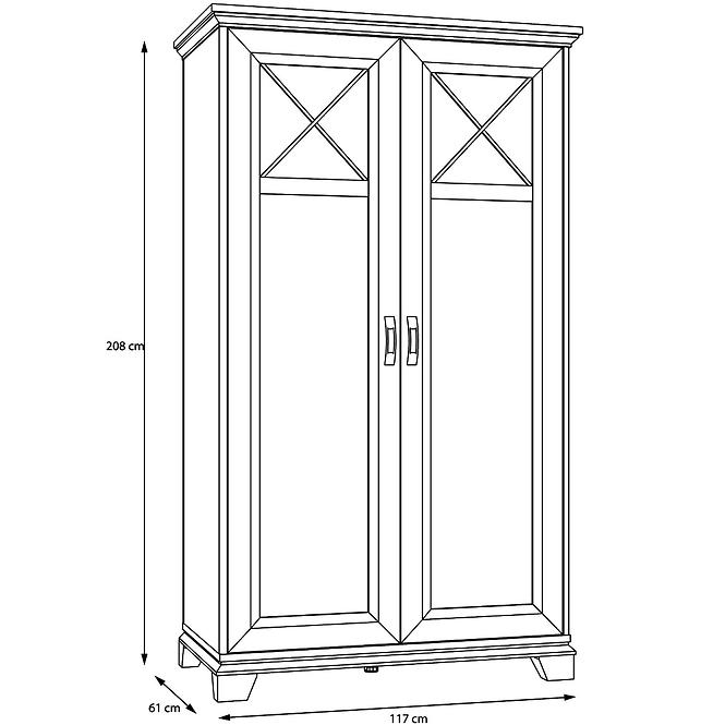 Schrank Nepal 120cm Alpenfichte