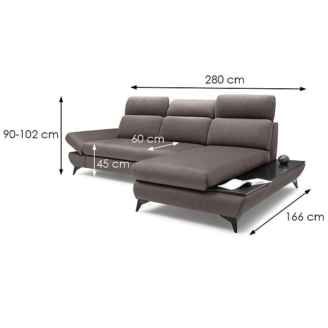 Ecksofa Titan R Fancy 96