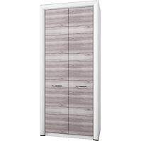 Schrank Olivia 96cm Creme / Eiche Ancona