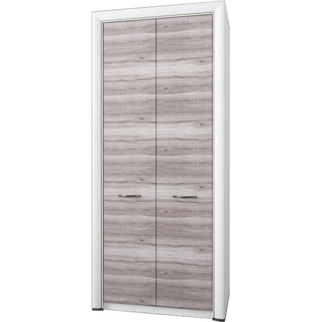 Schrank Olivia 96cm Creme / Eiche Ancona