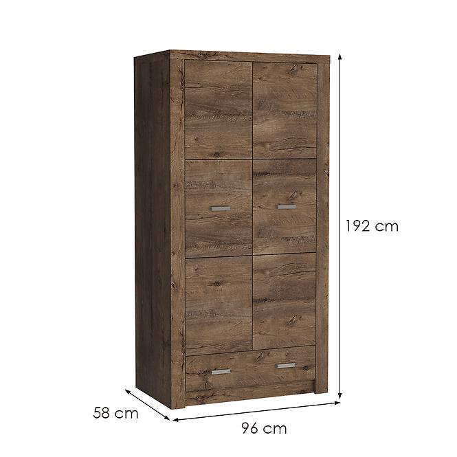 Schrank Indianapolis 96cm Esche