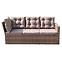 Garten ecksofa technorattan Toscana karamell,7