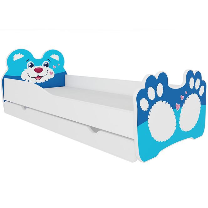 Kinderbett Amadis 140cm Blau