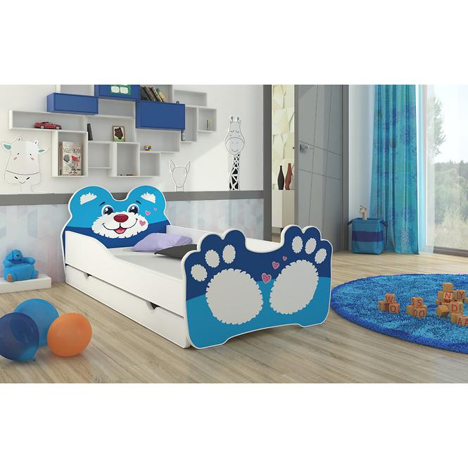 Kinderbett Amadis 140cm Blau