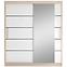 Schrank Verona 180cm Eiche Sonoma/Spiegel,2