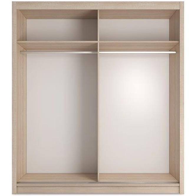 Schrank Verona 180cm Eiche Sonoma/Spiegel